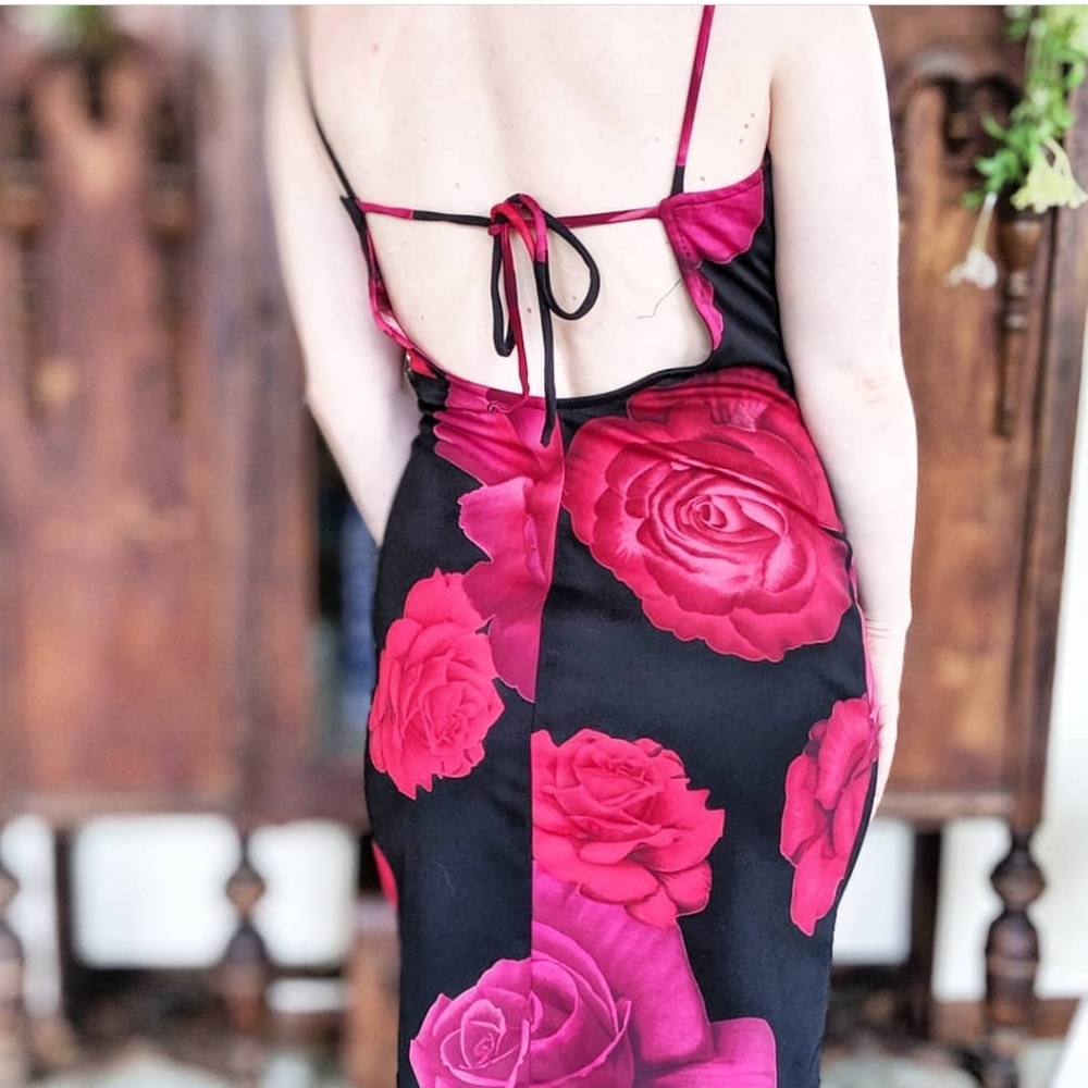 Vintage 90s Early Warning Dress